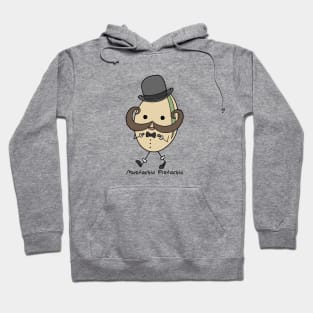 Fancy Pistachio with Mustache Hoodie